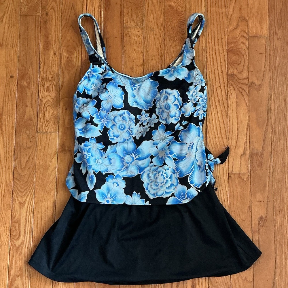 Le Cove Floral Swim Dress Size 12